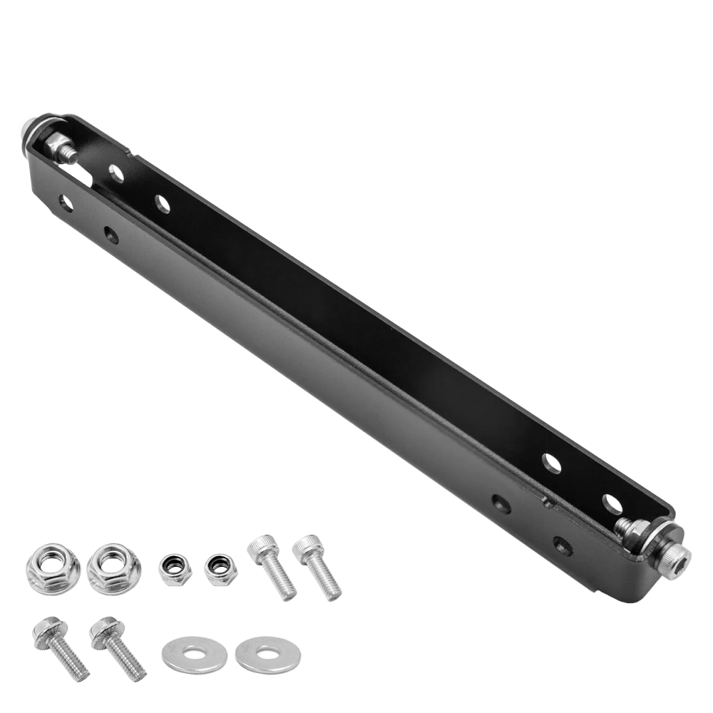 Flip-Up License Plate Frame Holder – 120° Rotation Stainless Steel Number Plate Bracket, Foldable Off-Road Winch Accessory, Rustproof-Black — image 2