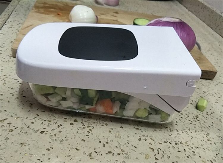 Abrader Vegetable Chopper, Kitchen Multifunctional Spiralizer Vegetable Cutter Potato Carrot Fruit Shredder Machine Onion — image 5