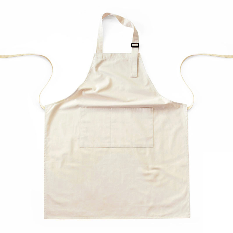 Beige Waterproof & Oil-Proof Apron - Adjustable Kitchen Apron with Pockets β image 2