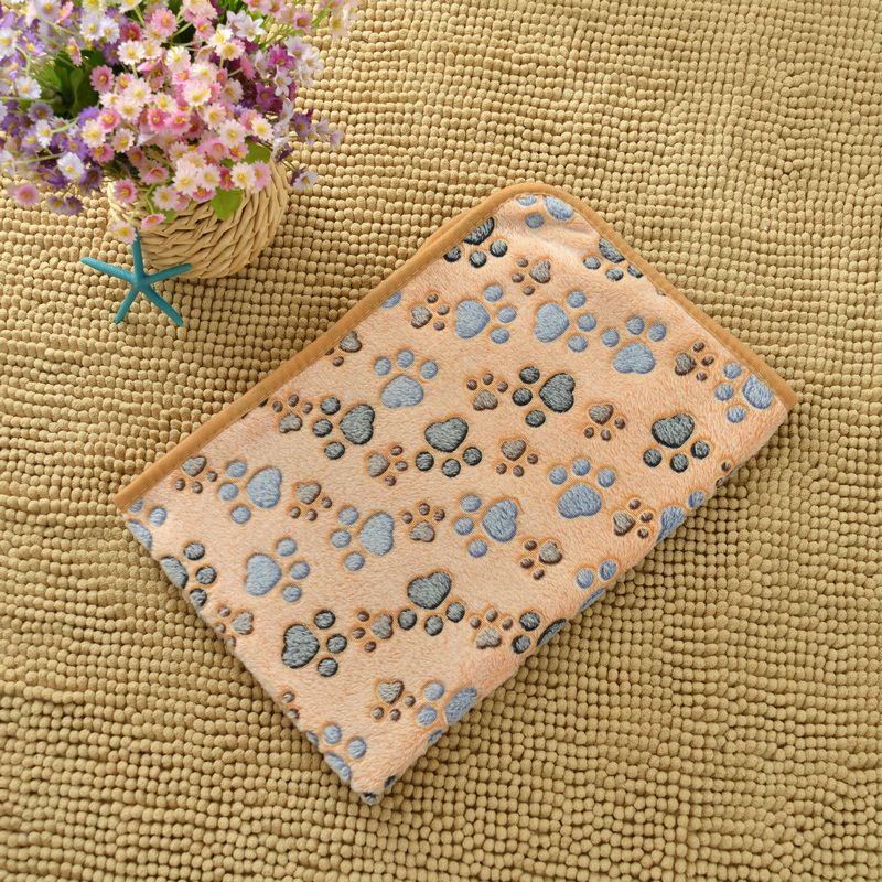 Waterproof Dog Blanket for Small Dogs,Puppy Pads for Dog Bed & Couch Pet Blanket for Small Cats (Coffee-104 × 76cm)