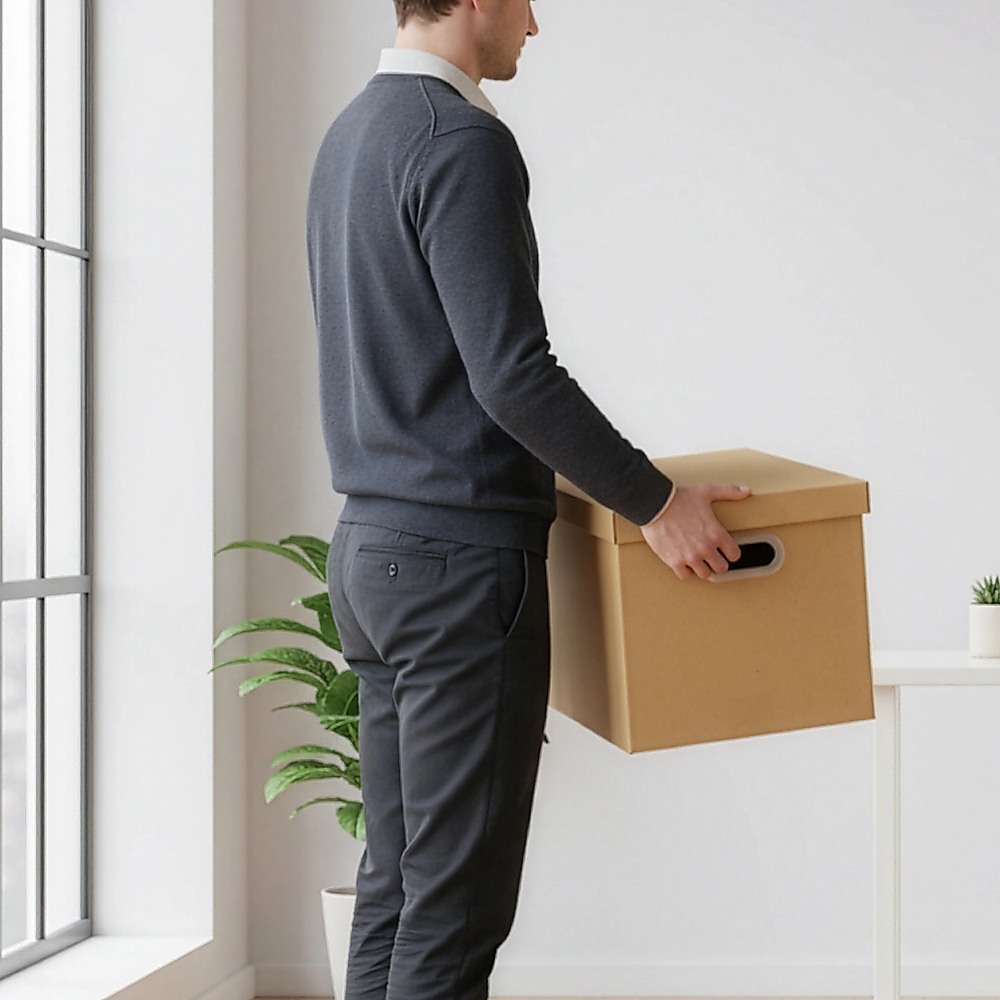 10Pcs Corrugated Cardboard Storage Boxes – Multi-Purpose Organising Cartons — image 2