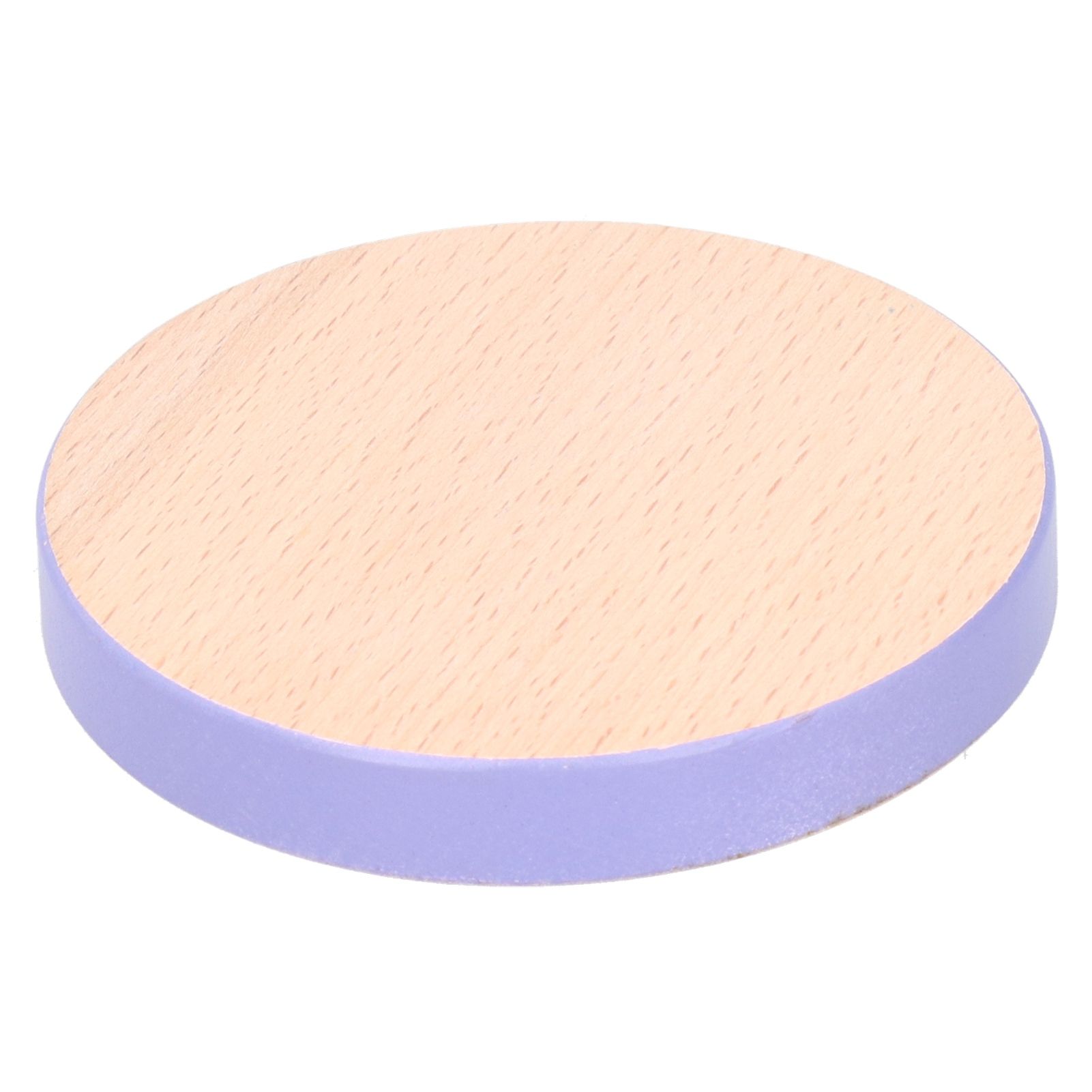 Round Wood Coaster Placemat Round Heat Resistant Drink Mat Cup Pad for Home KitchenPurple โ image 3