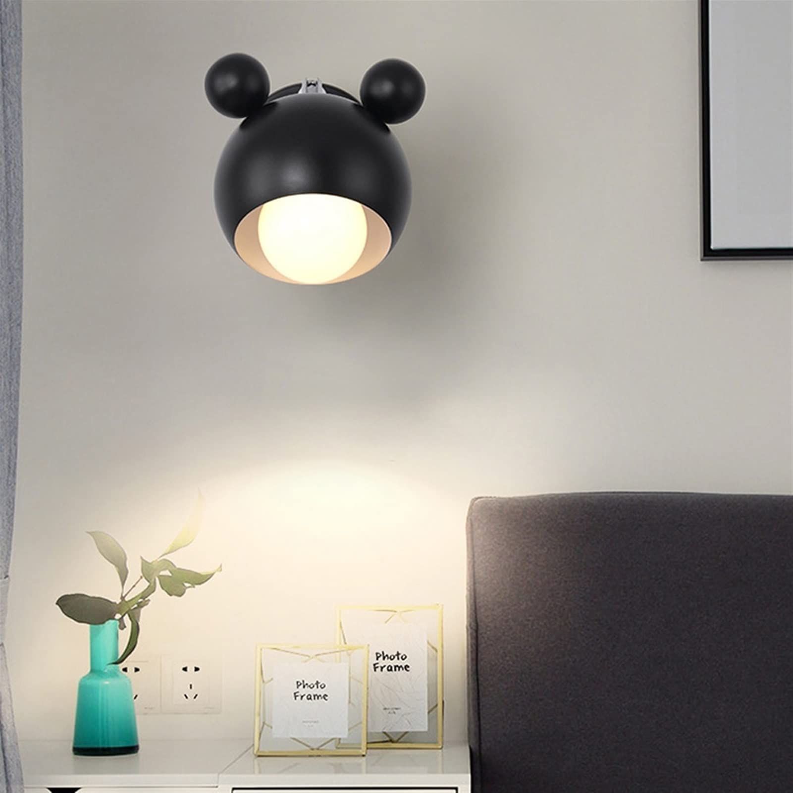 European wall light Children Room Wall Lamp Cute Cartoon - Idea Modern Wall Lights Pastoral Fashion Princess Room Kids Unique — image 4