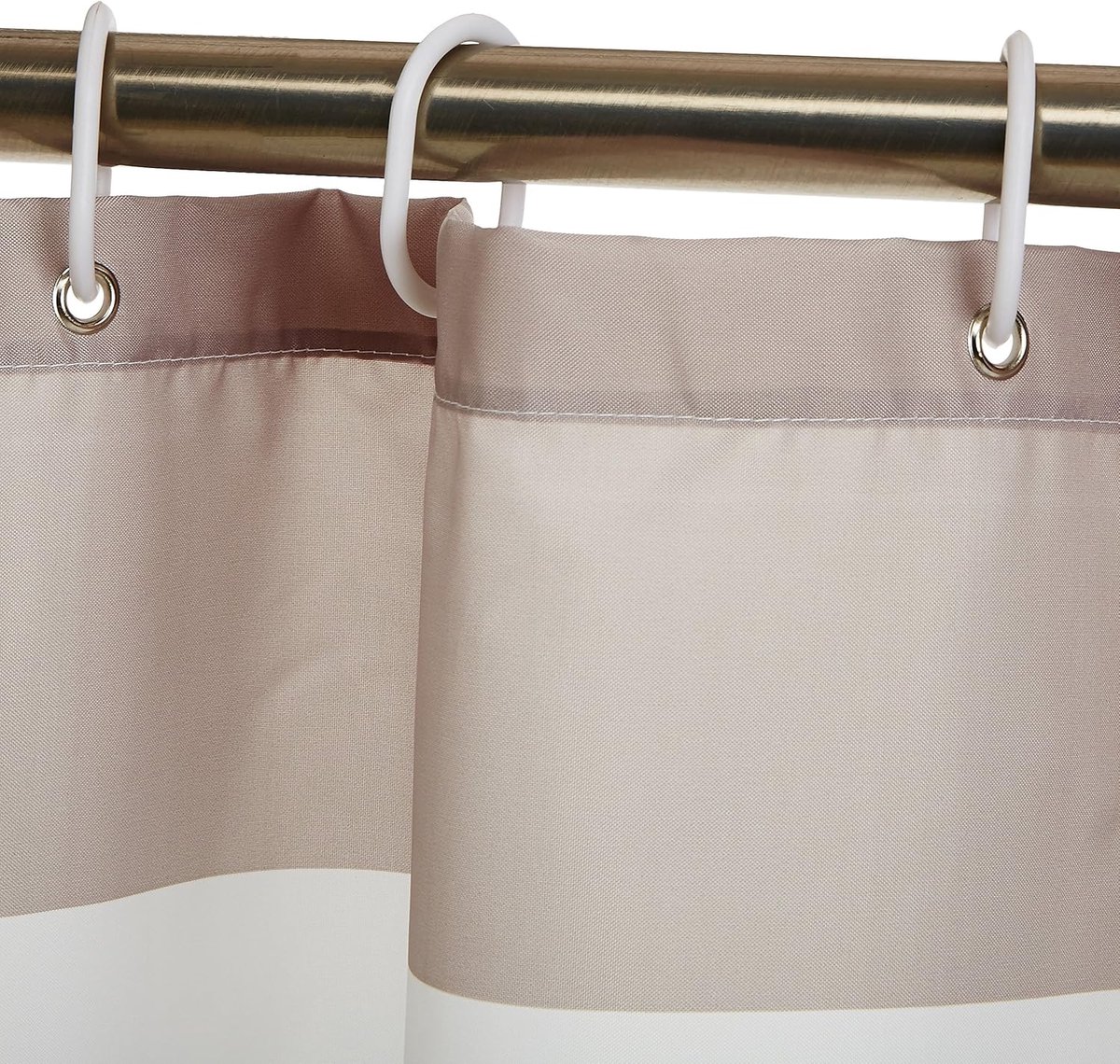 Shower curtain - Shower curtain for the bathroom - Anti-mold shower curtain - water-repellent material - with rings - machine washable - Bathroom accessories โ image 3