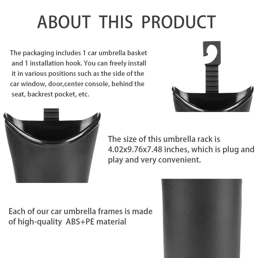 Multi-Purpose Car Storage Holder for Umbrella — image 3