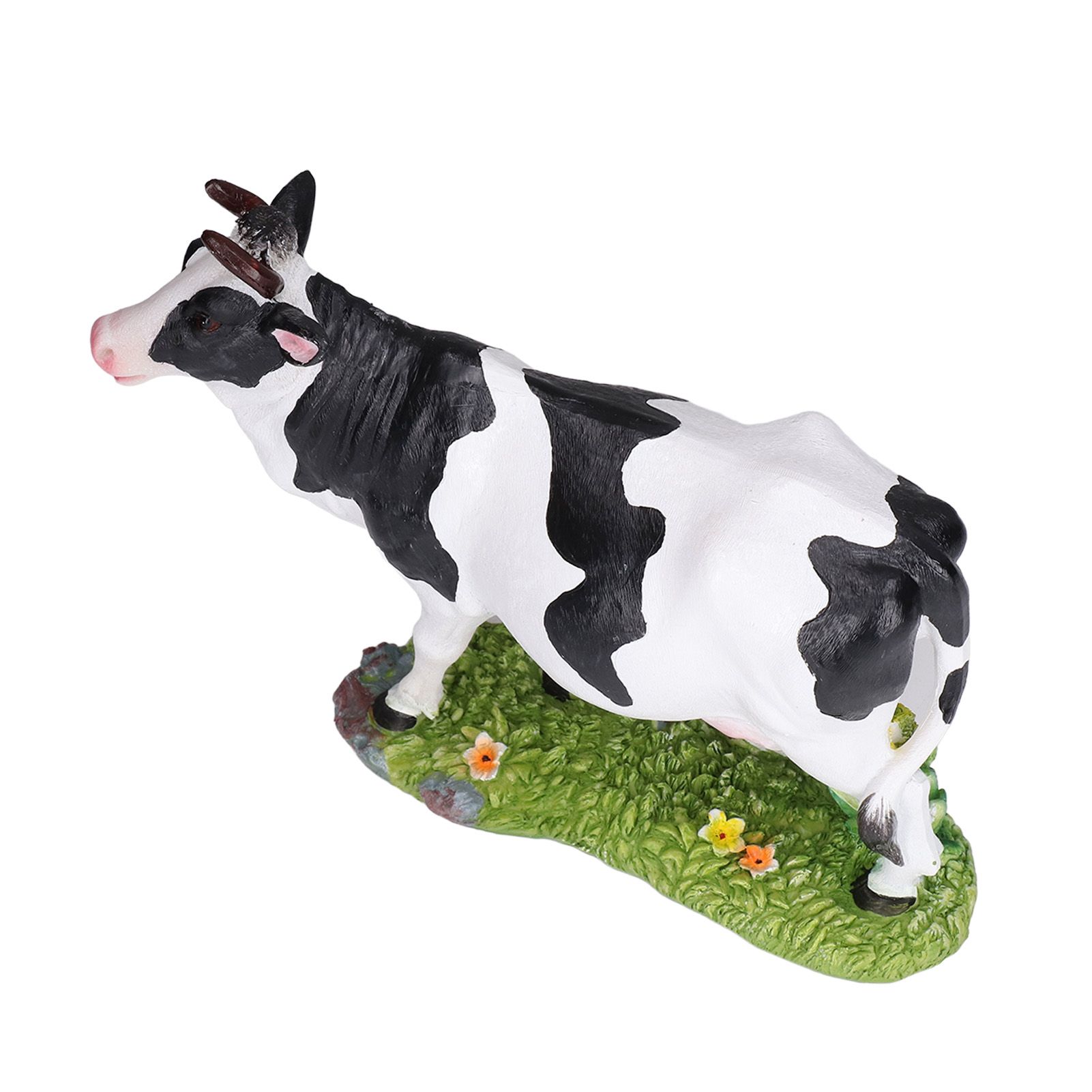 Animals Figures Statue Resin Miniature Cow Figurines for Desktop Garden Decoration โ image 2