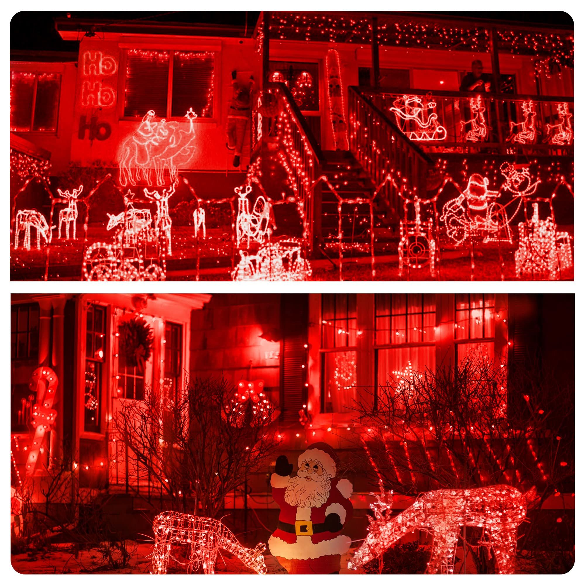Red Light Bulb 5W Colored Night Lights, Porch, Holiday String Fairy Mood Lights Decor,Easy to install Various Applications 6 Pack — image 5