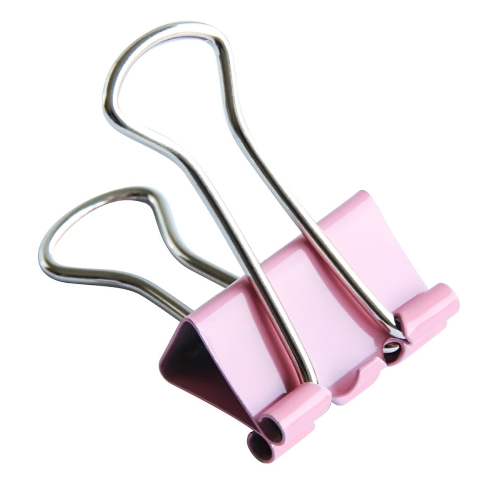 60 Pcs Colored Binder Clips, Paper Clamps, Paper Binder Clips, Assorted sizes, Metal Colorful Binder Clips, for Home Office Supplies Multicolor — image 4