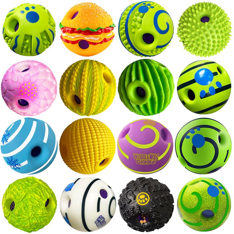 Yinuo Dog Sound Toy Ball PVC Chew Hamburger ball 14CM(opp bag)/20.00 kg-30.00 kg for dogs — image 2