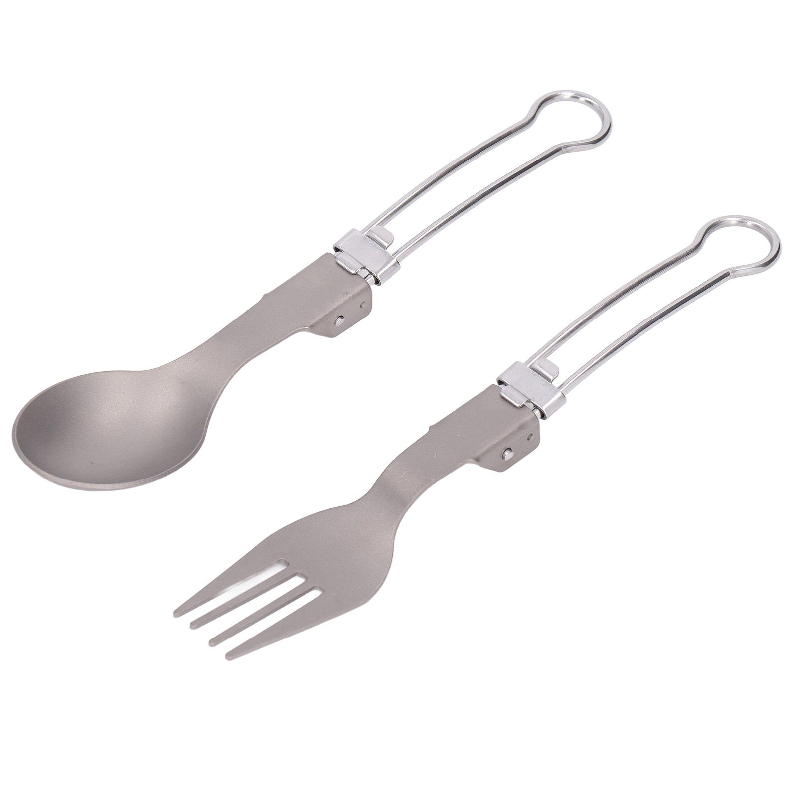 Camping Cutlery Set Camping Foldable Spoon Fork Portable Travel Tableware for Outdoor Picnic โ image 5