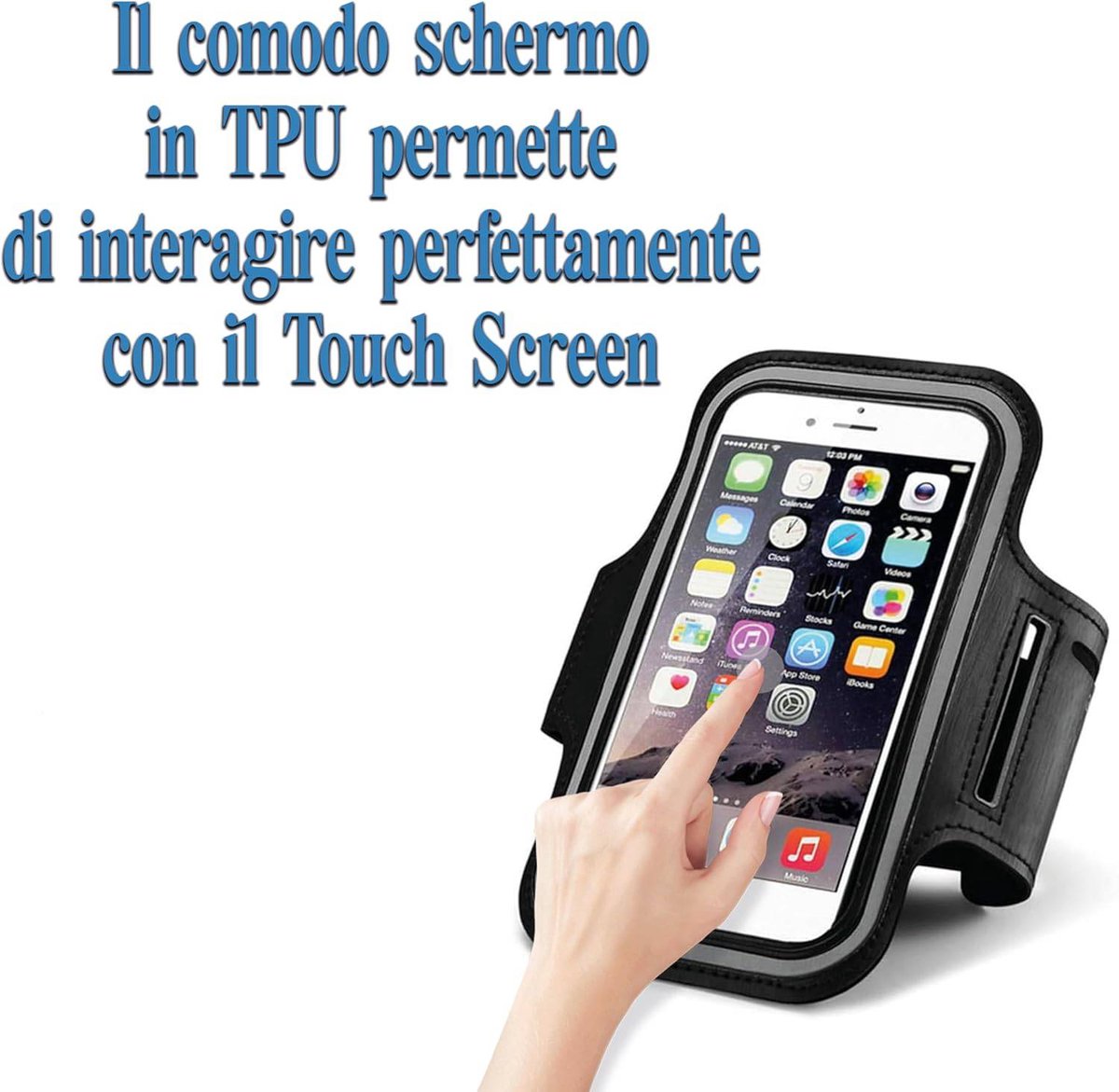 Phone Holder for Running - Running Armband - Suitable for phones up to 6.5 inches - Lightweight and universal phone holder for running, fitness and jogging — image 6