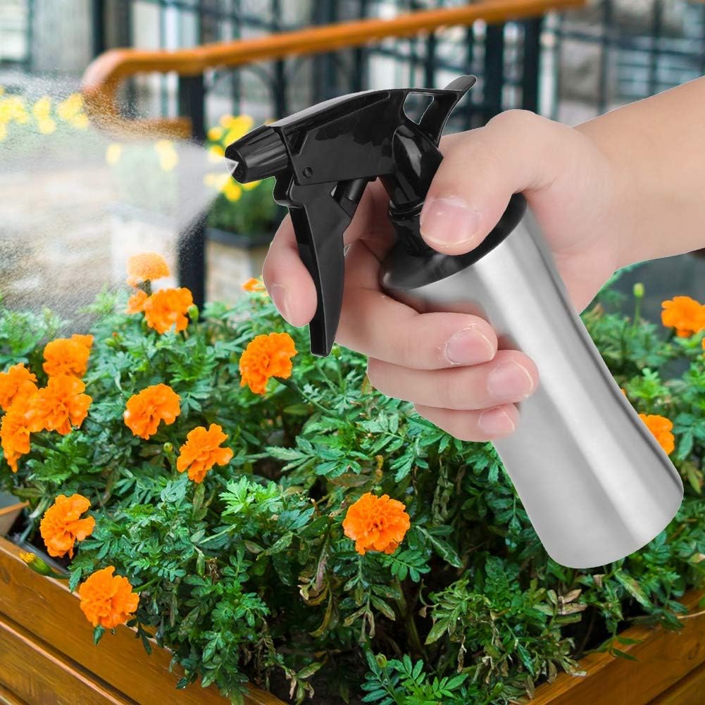Fine Mist Plant Mister,250ML Mister Spray Bottle Stainless Steel Sprayer,Small Watering Can Pot Private Flower Water — image 2