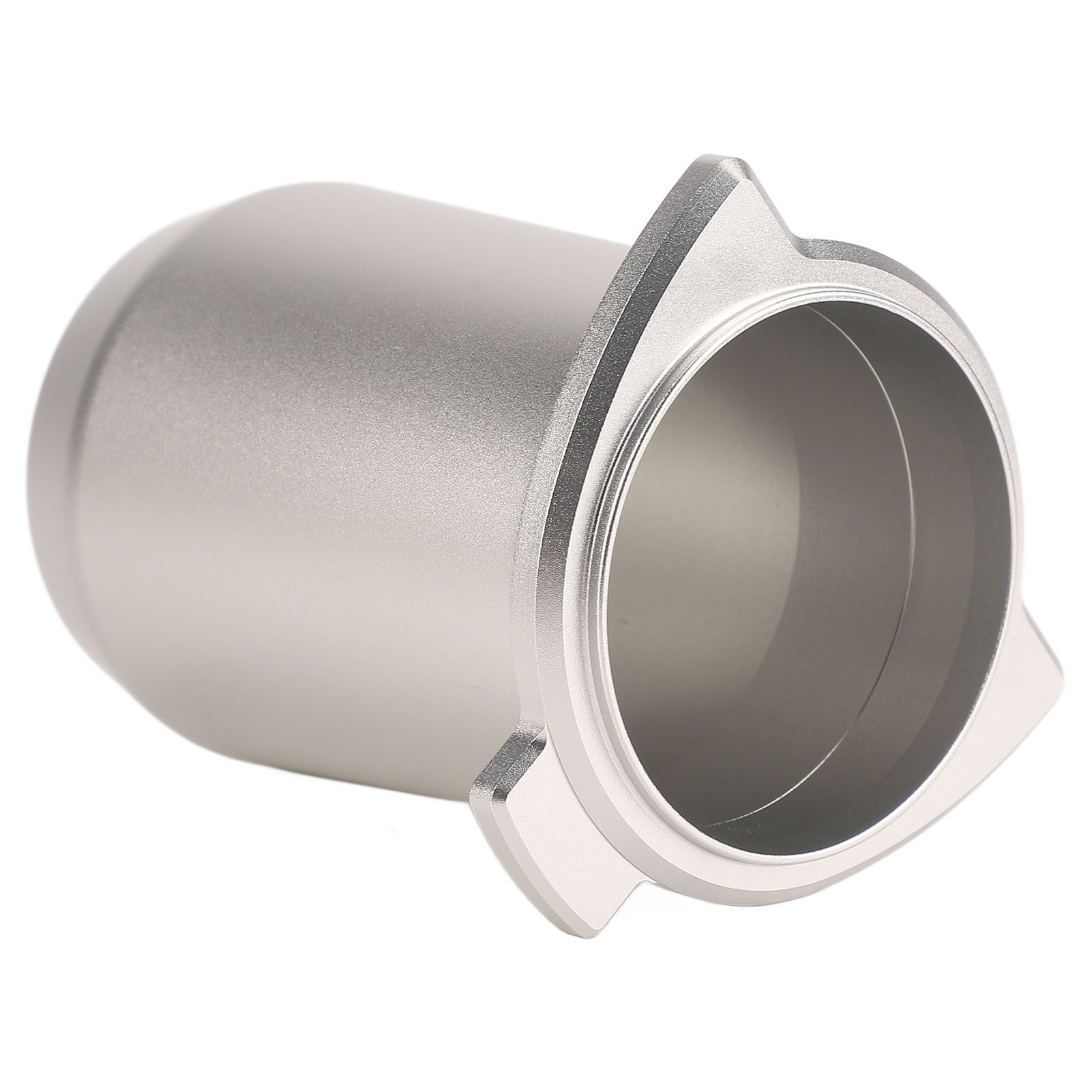 Coffee Powder Cup 54mm Aluminum Alloy Powder Feeder Cup Compact Lightweight Anti Flying Coffee Dosing Mug for Breville 8 Silver โ image 3