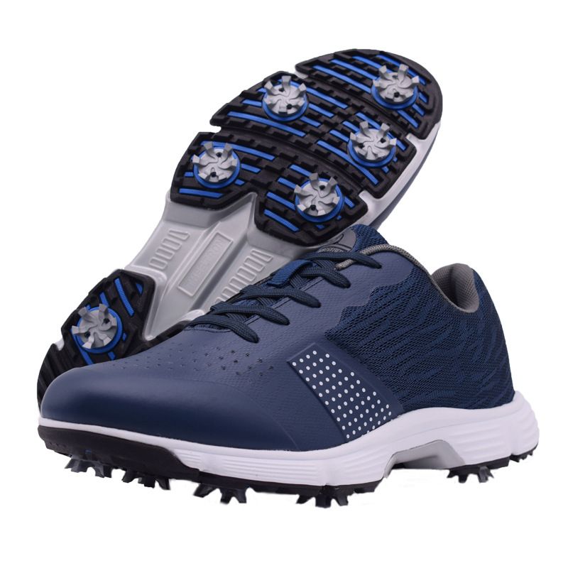 THESTRON Men Golf Shoes Waterproof Casual gray green 12 โ image 4