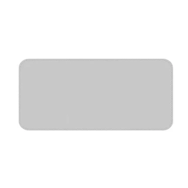 Large Leather Mouse Pad 80x40cm Desk Mat Gaming Extended Waterproof Anti Slip - Grey