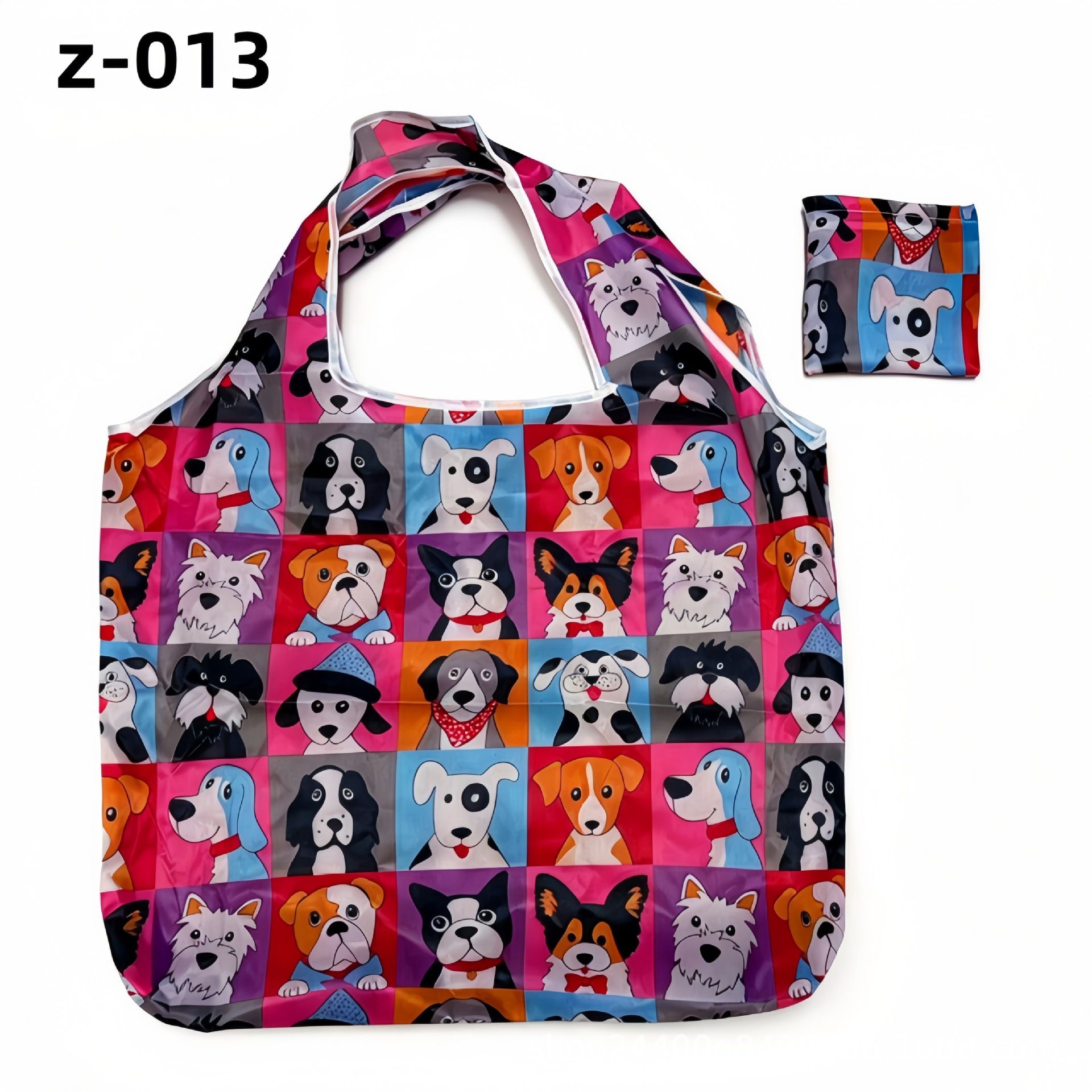 Foldable Polyester Shopping Bag Large Capacity Z-013