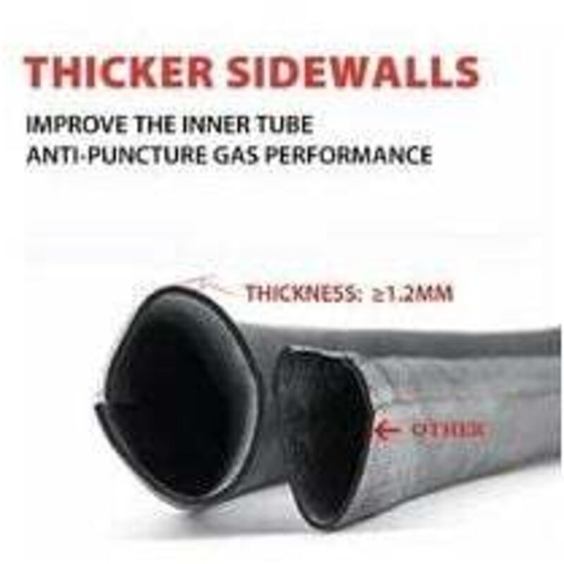 Inner Tube 4.10/3.50-4 for Wheelbarrow Lawnmower Garden Cart Stroller Generator with Valve Stem — image 3