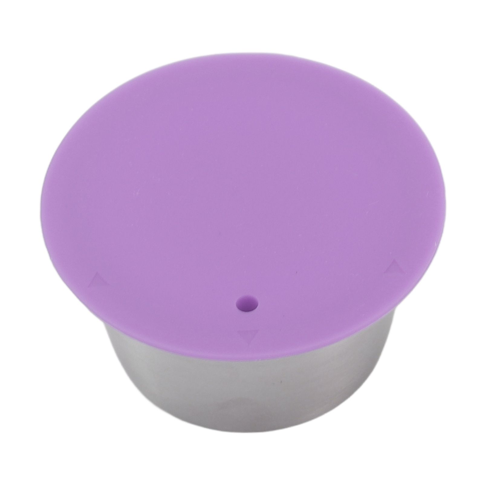 Stainless Steel Refill Coffee Capsules Reusable Coffee Filter Cup Set with Powder Cover for Dolce Gusto Purple โ image 6