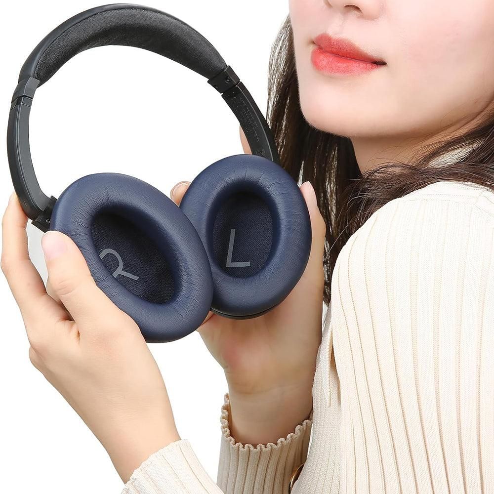 Pair of Replacement Ear Pads for Bose QC45 Headphone Ear Cushions Navy โ image 2