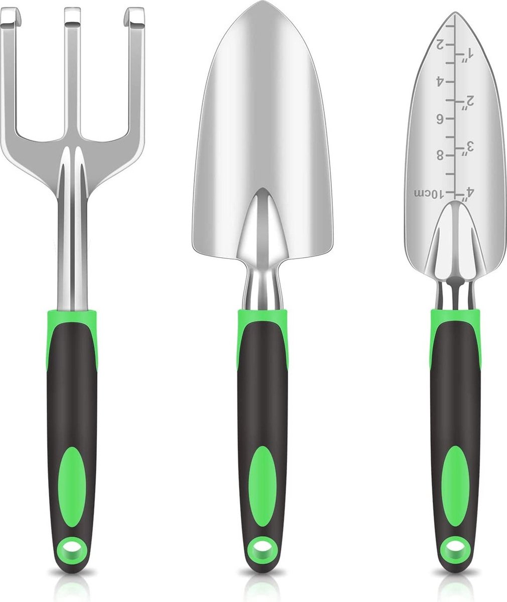 3-Piece Garden Tool Set - Gardening Set - Garden Kit - Tools for the Garden - Hand Tools - Garden Shears - Ideal Garden Gift for Women and Men - For Garden