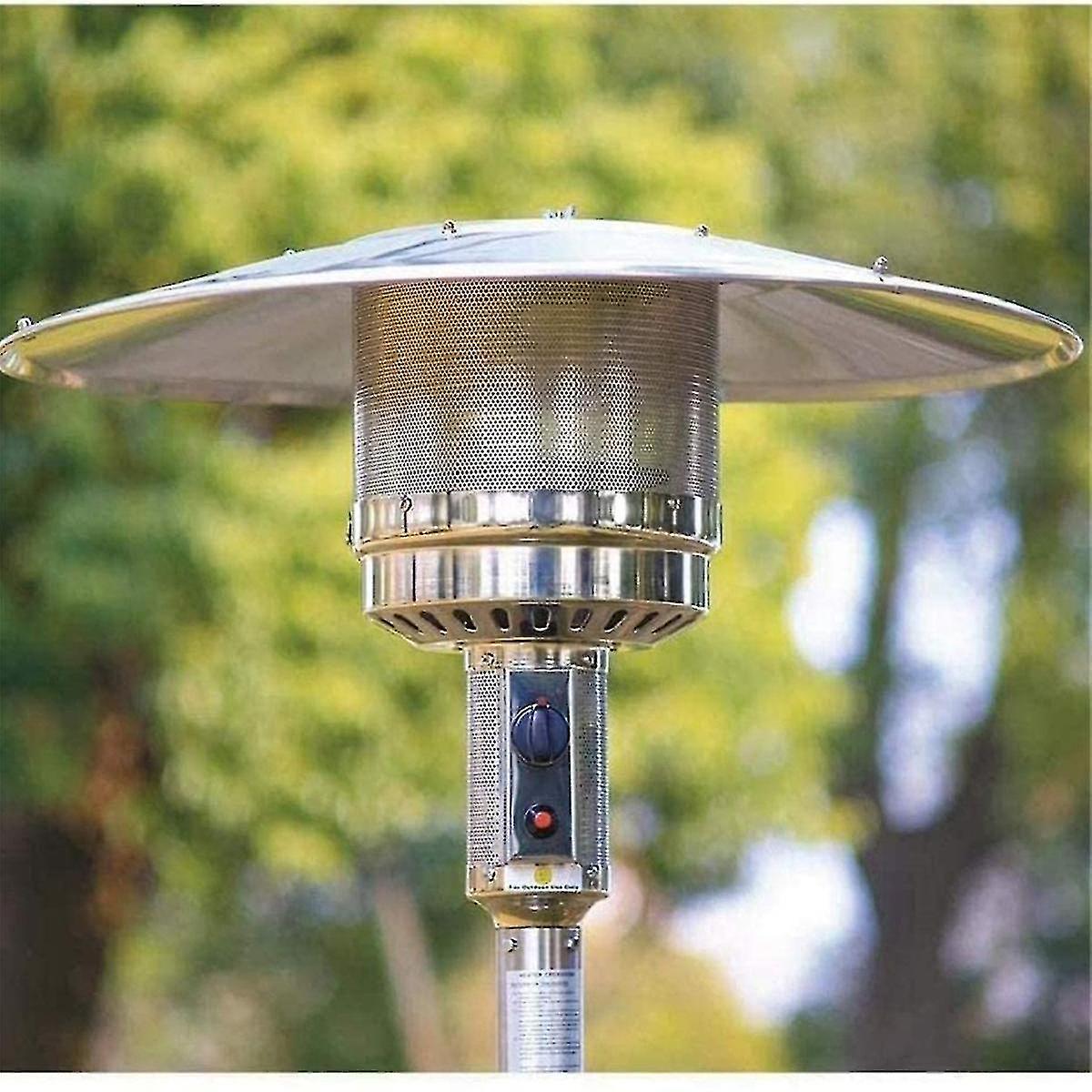 Patio Heater Reflector Plate, Outdoor Propane Heater Replacement Part - Top Dome, 3-Hole Mount, 3-'-UU โ image 2