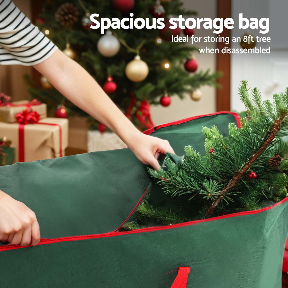Jingle Jollys Christmas Tree Storage Bag Fits Up to 8ft Tree Xmas Bag Green โ image 6