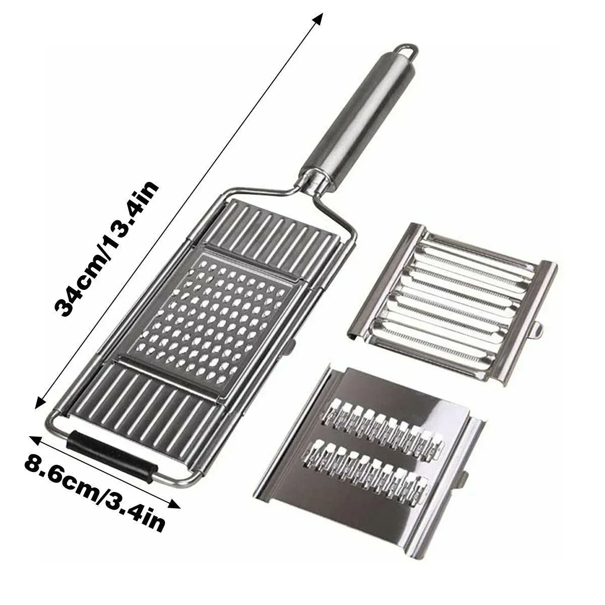 Multi-Purpose Vegetable Slicer Peeler Stainless Steel Grater Shredder Cutter โ image 3