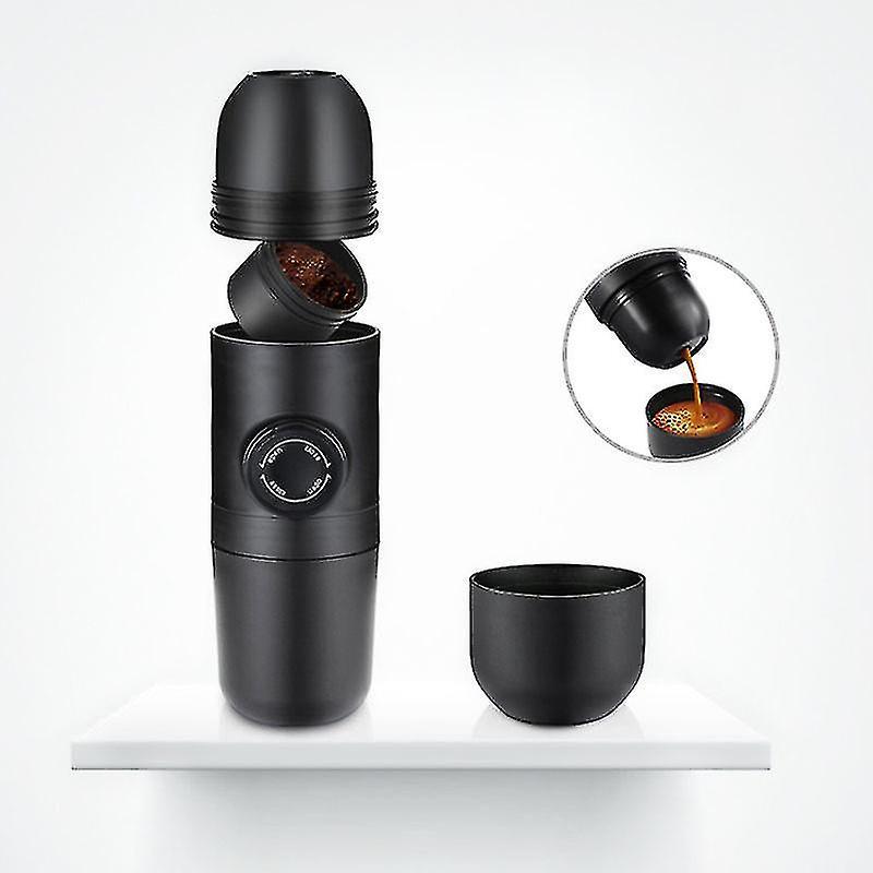 Portable Manual Coffee Maker 70ml Mini Ground Espresso Coffee Maker