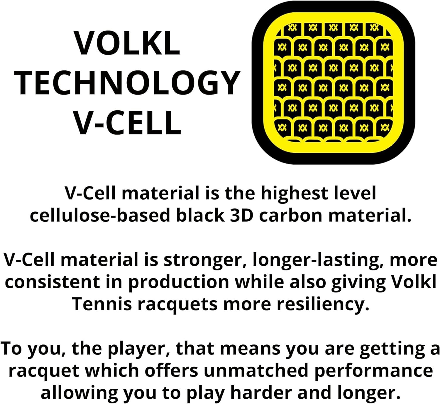 VOLKL V-CELL 10 (300g) Tennis Racquet - Unstrung β image 6