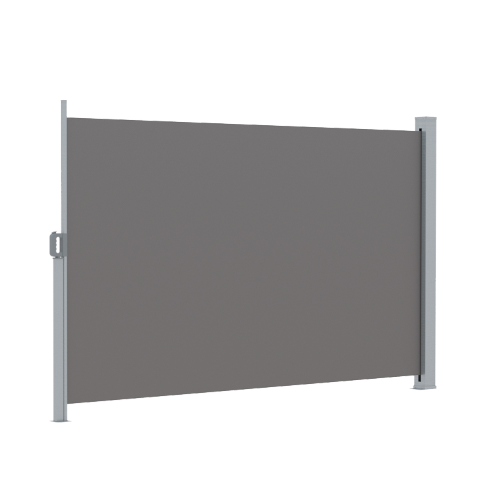Instahut Side Awning Sun Shade Outdoor Retractable Privacy Screen 1.8X3M Grey โ image 3