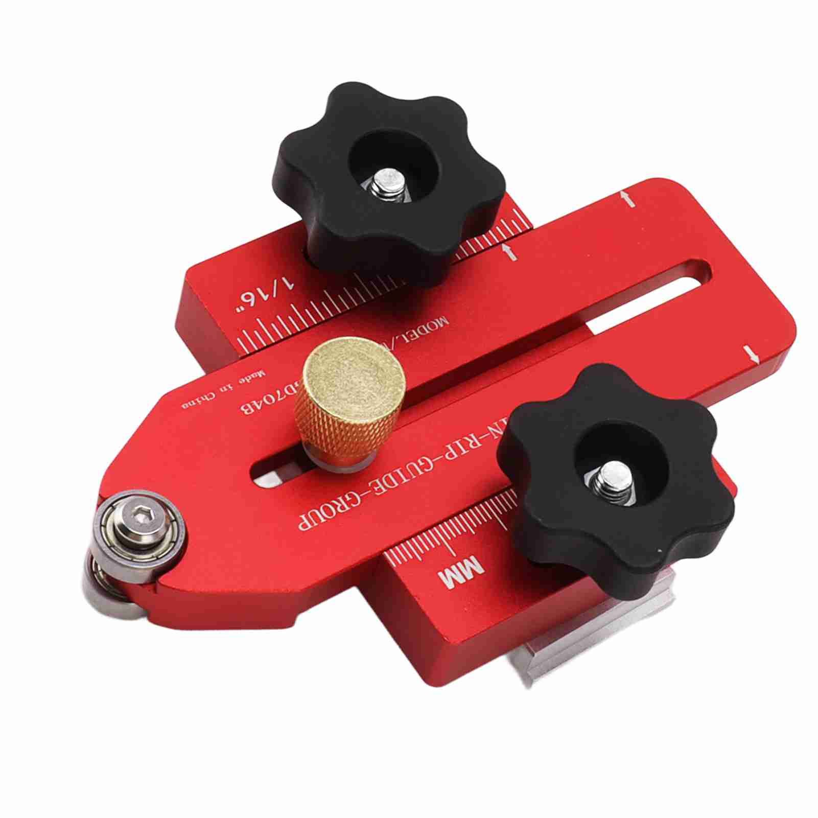 Woodworking Table Saw Jig Aluminum Alloy Router Table Band Saw Jig Guide for Repeat Narrow Strip Cuts — image 2