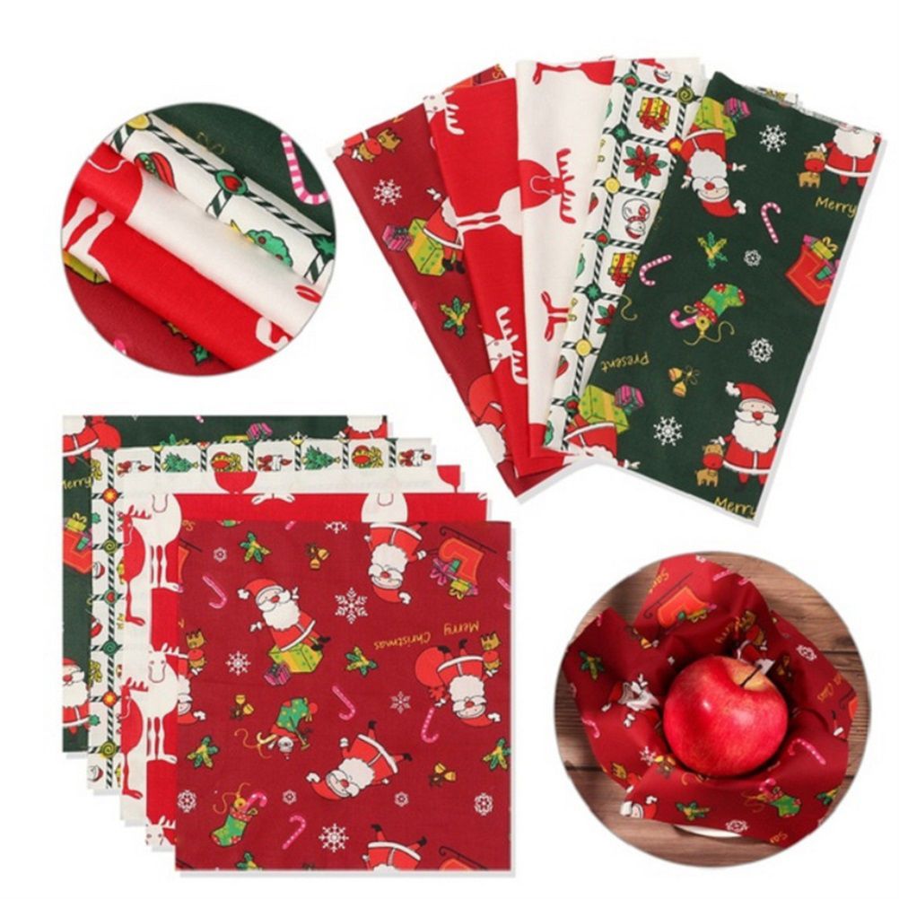 Christmas Cotton Fabric Patchwork Quilted Fabric for Dress Making Shirts Clothes Sewing Patchwork DIY Crafts โ image 4