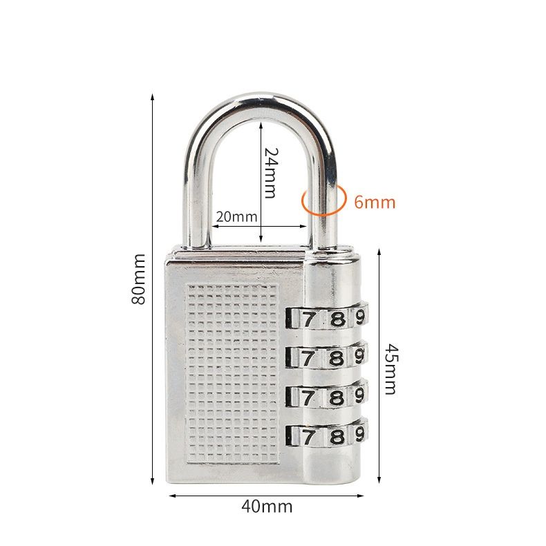 Locker Lock - 4 Digit Combination Lock for School Gym Locker, Sports Locker, Fence, Toolbox, Case, Outdoor, Fence โ image 5