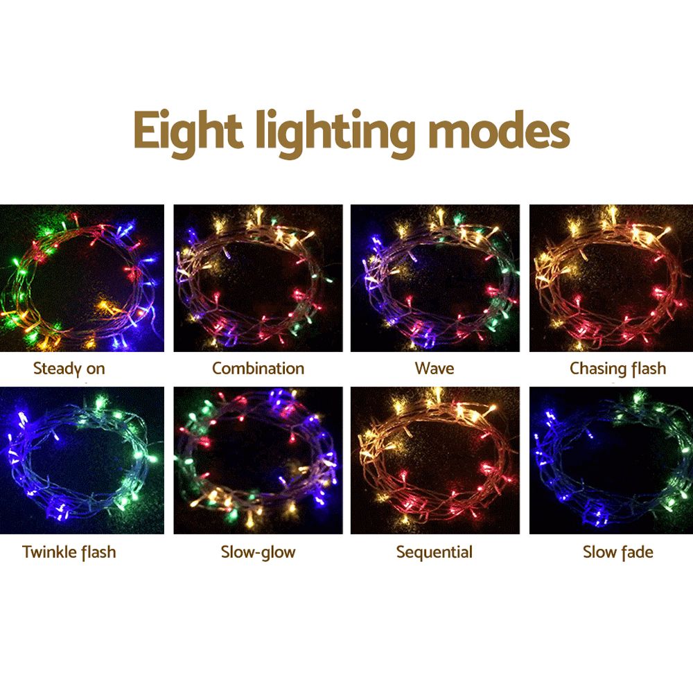 Jingle Jollys 50M Christmas Lights String Light Xmas Decoration Multi Colour — image 3