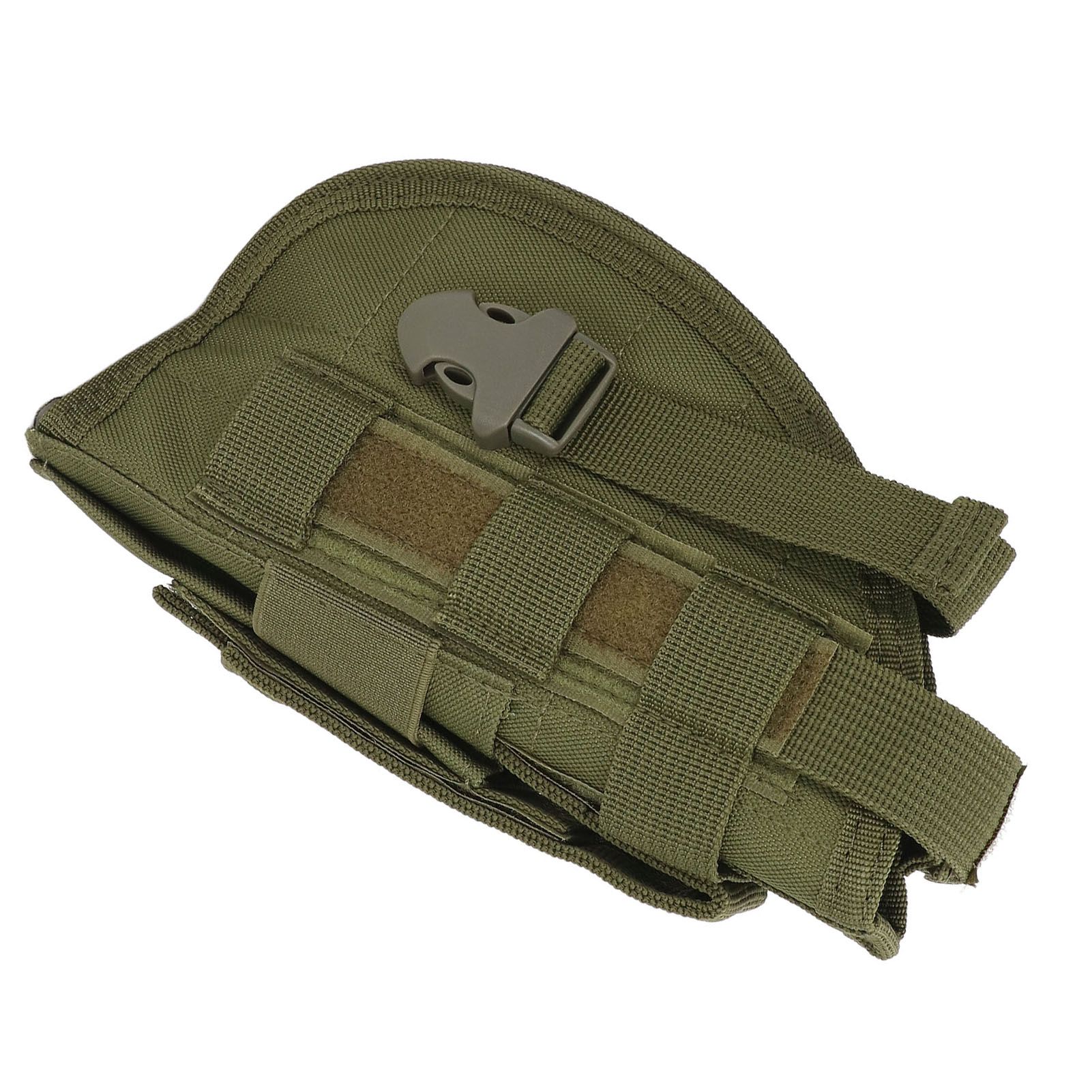 Molle Belt Holster Pouch Military Outdoor Waist Packs Multipurpose Nylon Holster Bag for Hunting Camping Olive Green — image 2