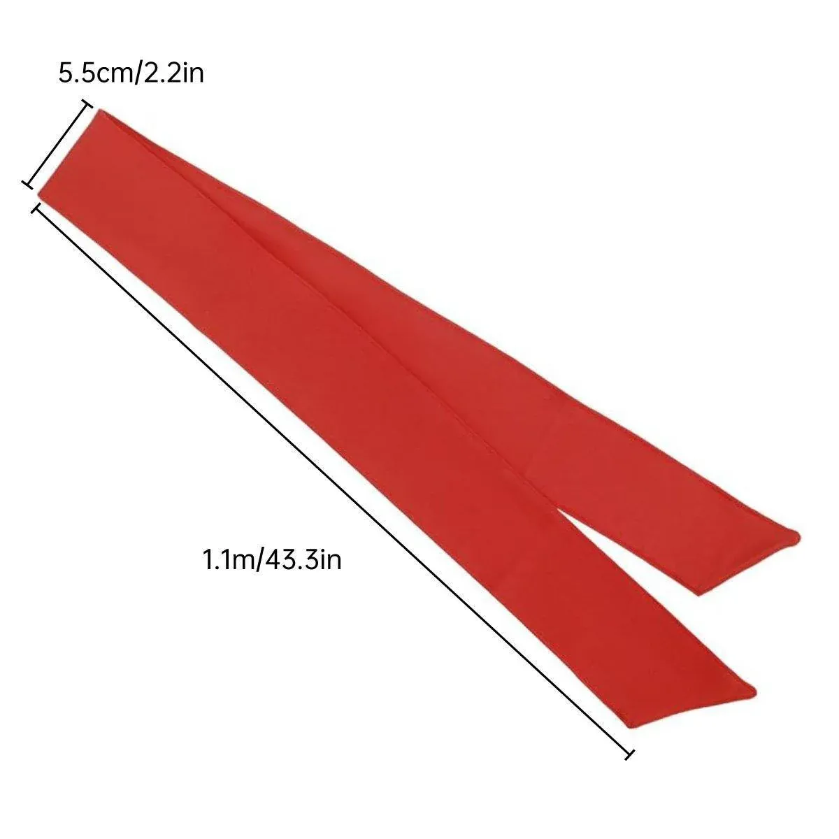 Red Sports Headband Quick Dry Sweat Absorbent Breathable Running Outdoor Fitness — image 3
