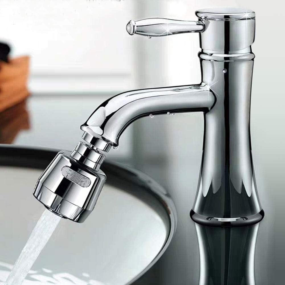 360° Swivel Kitchen Sink Faucet Aerator Faucet Sprayer Attachment Tap Aerator Faucet Nozzle Faucet Head 55/64'' Female Thread for Kitchen, Bathroom Faucet — image 6