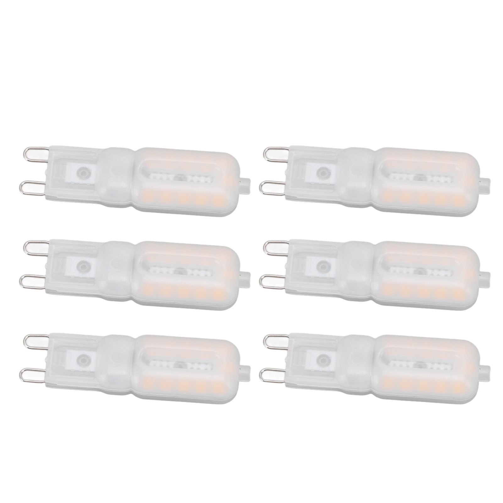 G9 Light Bulb Dimmable Eye Protection Energy Saving 5W 22 LED Small Bulbs for Ceiling Lamp Desk Lamp 6pcs Warm Light 220V — image 6