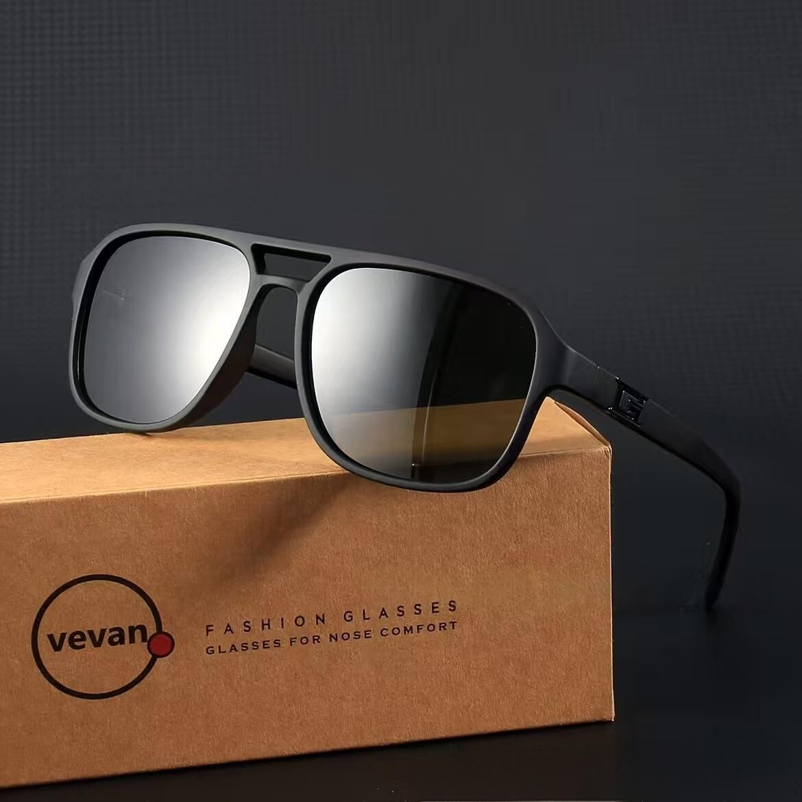"Retro trend" classic box sunglasses-modified face, with no pressure, out of the street focus! — image 5