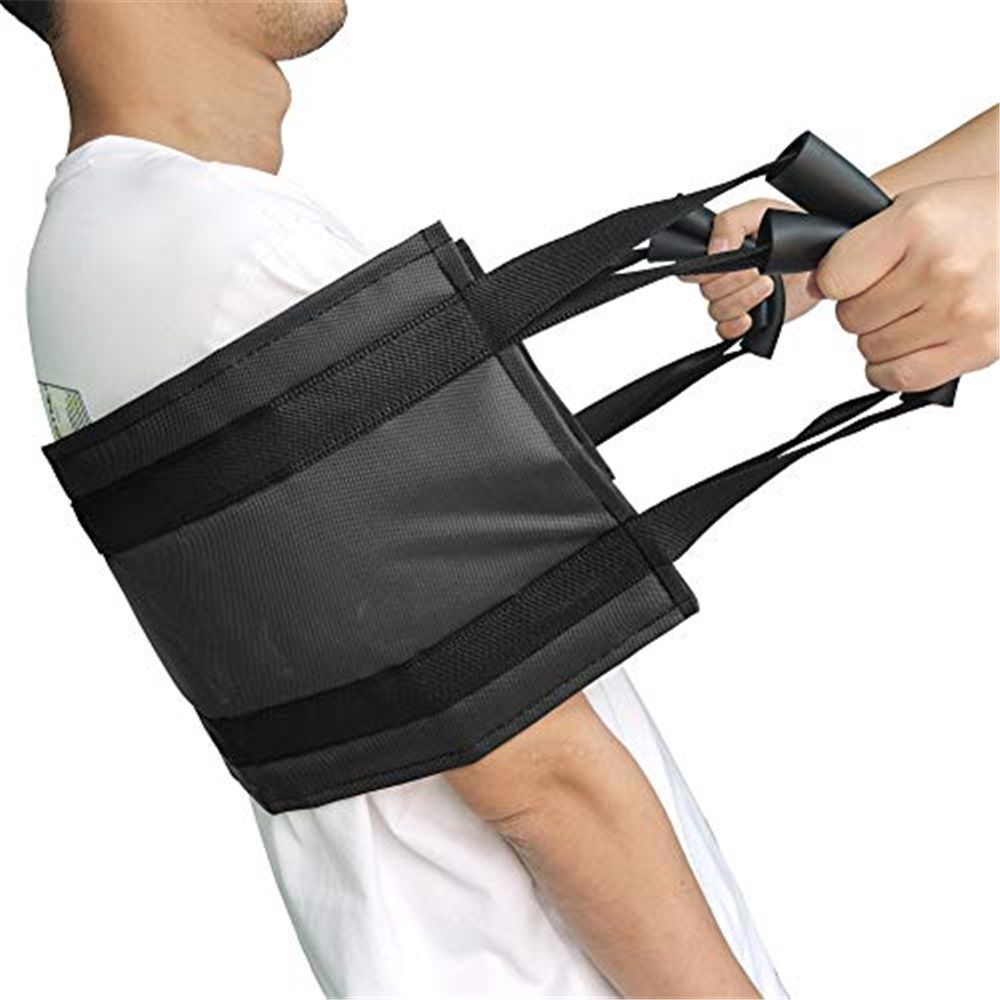 31.5 Inch Padded Bed Transfer Nursing Sling for Patient, Elderly Safety Lifting Aids Home Bed Assist Handle Back Lift Mobility Belt for Patient Care — image 2