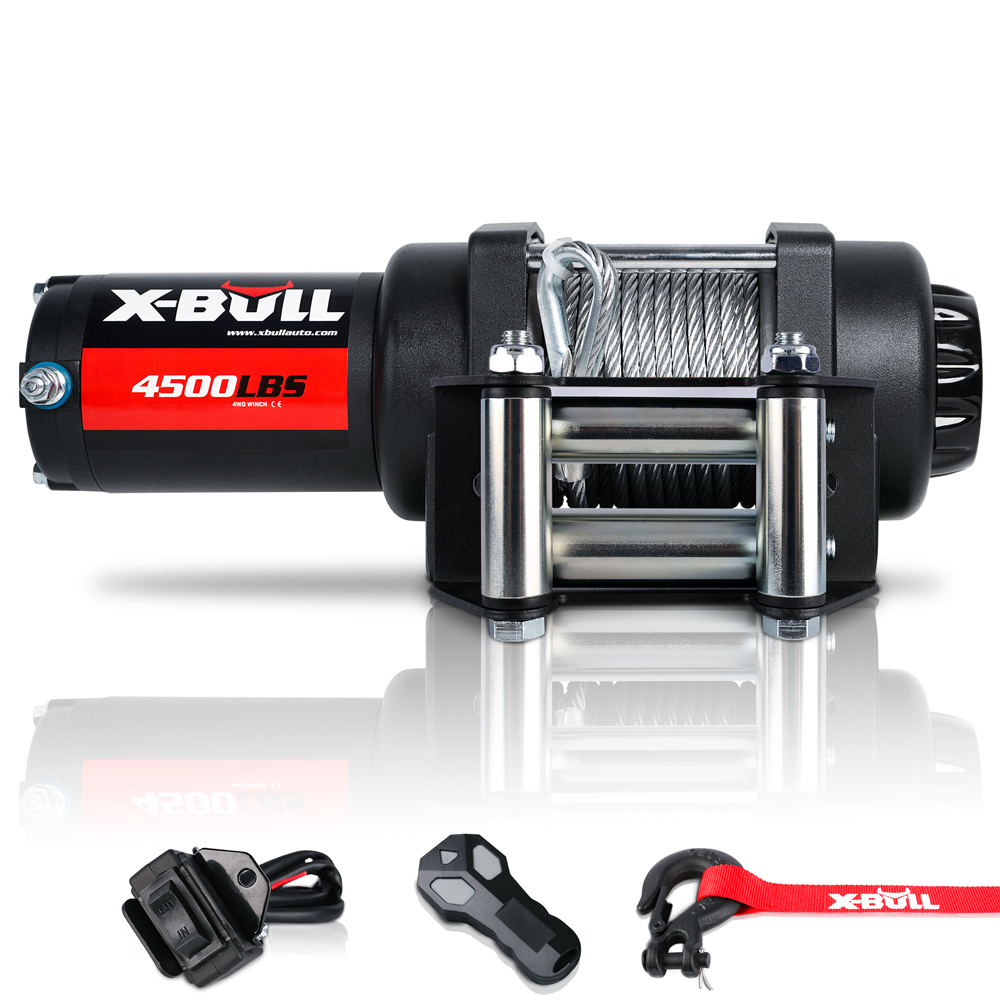 X-BULL Electric Winch 12V 4500LBS Steel Cable Wireless remote ATV UTV Boat Trailer โ image 2
