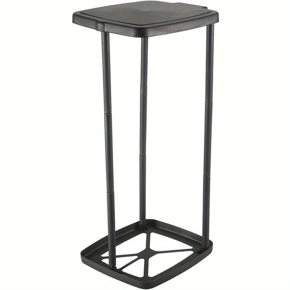 1pc 2025 Foldable Octagonal Trash Bag Holder, Portable Lightweight Trash Can for Camping, RV, Kitchen & Car with Sturdy Legs Outdoor Folding Trash Can Black