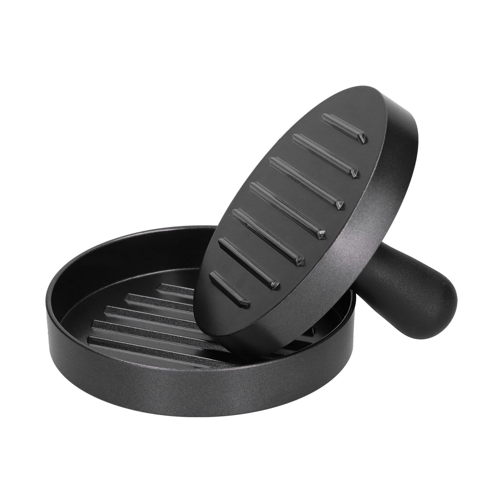 Hamburger Press Round Shape Hamburger Meat Patty Maker Mold Burger Maker Aluminum Alloy Handle — image 5
