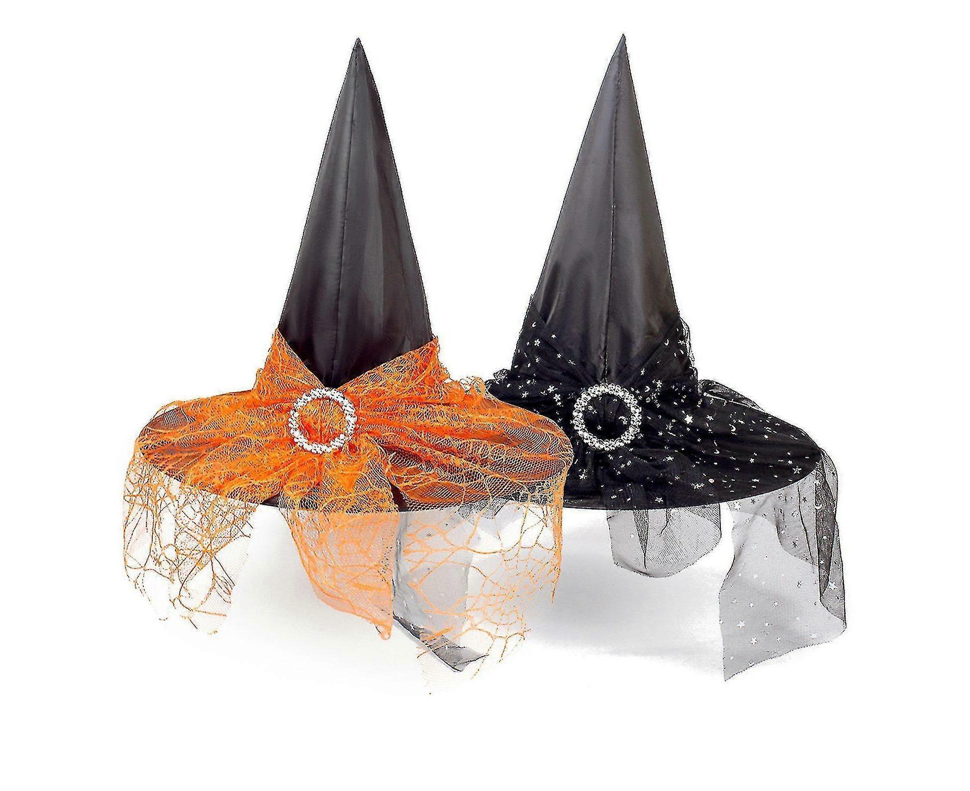 Fashion Reusable Cloth Halloween Babies Wizard Hat For Party Decor-Black — image 5