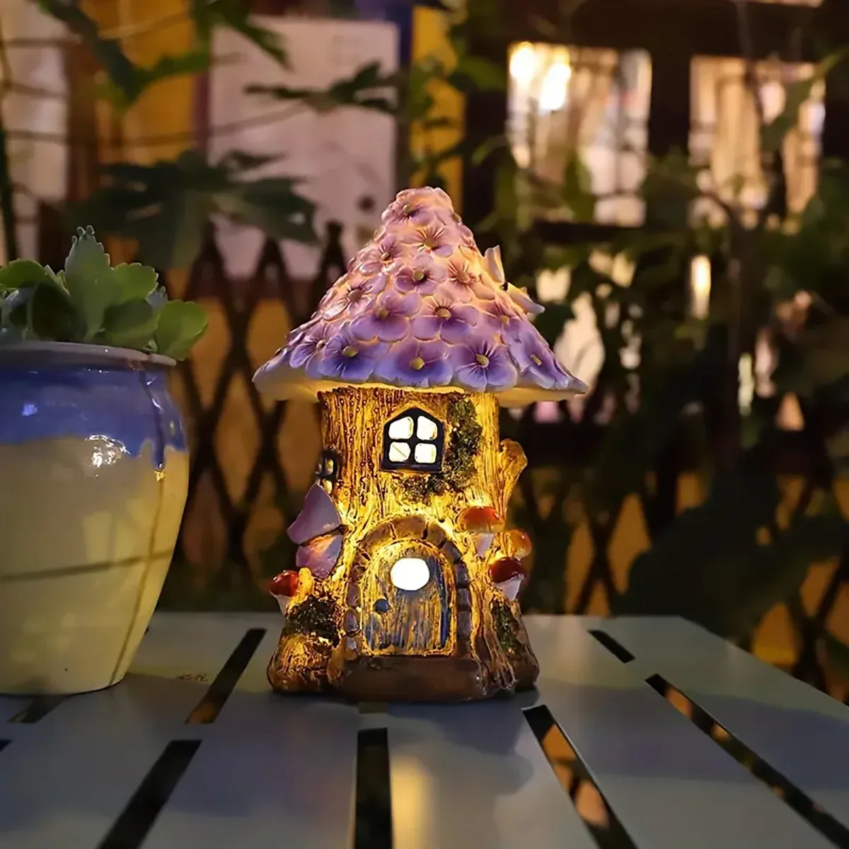 Outdoor Mushroom Solar Lights Garden Decor Yard Lawn Ornament Path Light Durable โ image 5