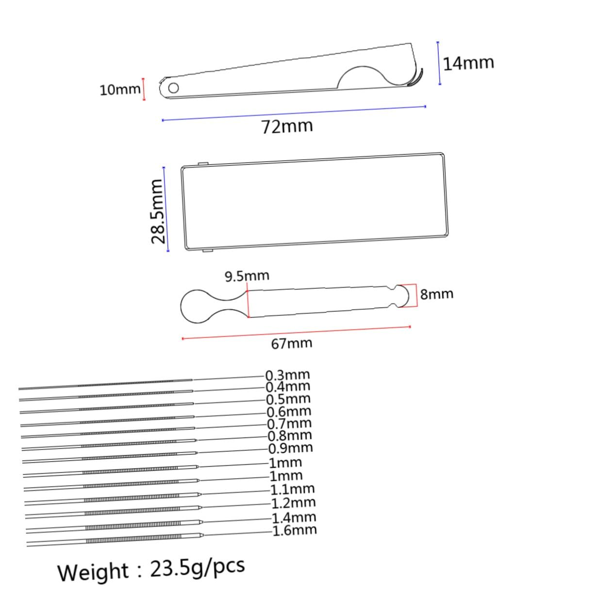 Tool Useful Tool Tools Guitars Guitar Bridge Files Guitar Nut Files Nut Slotting Files Music Pipe Bender — image 2