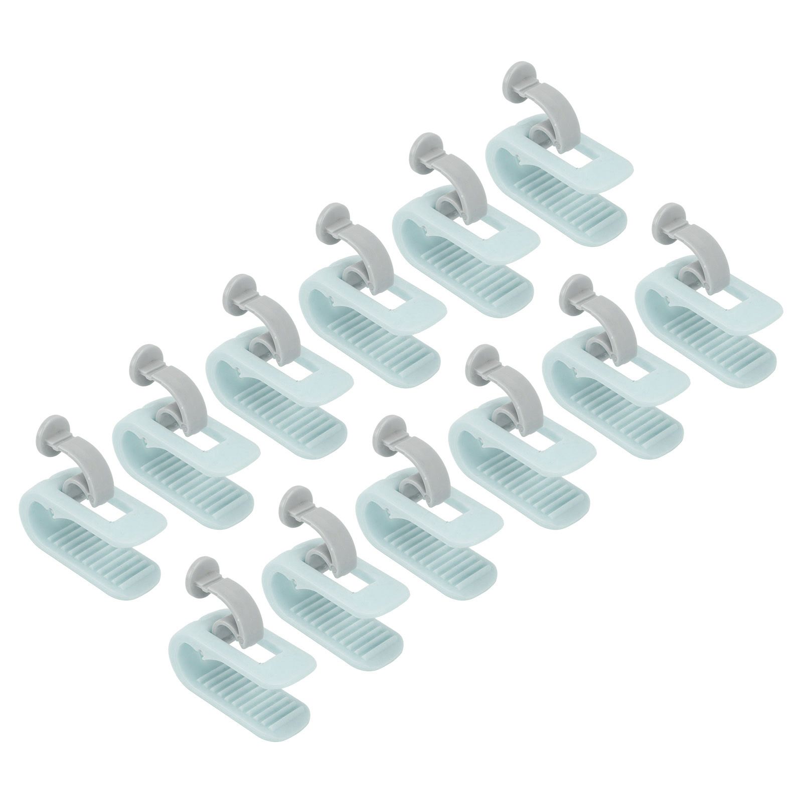 12pcs Bed Sheet Clips Prevent Slip Needleless Safe 180 Degree Closure Universal Quilt Cover Fastener for Home Green โ image 3