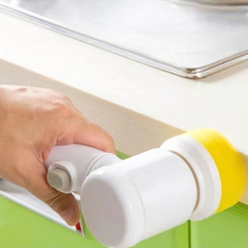 Electric Spin Scrubber Multifunctional Handheld Cordless Scrub Brush with 3 Cleaner Heads for Home Kitchen USB Charging — image 6