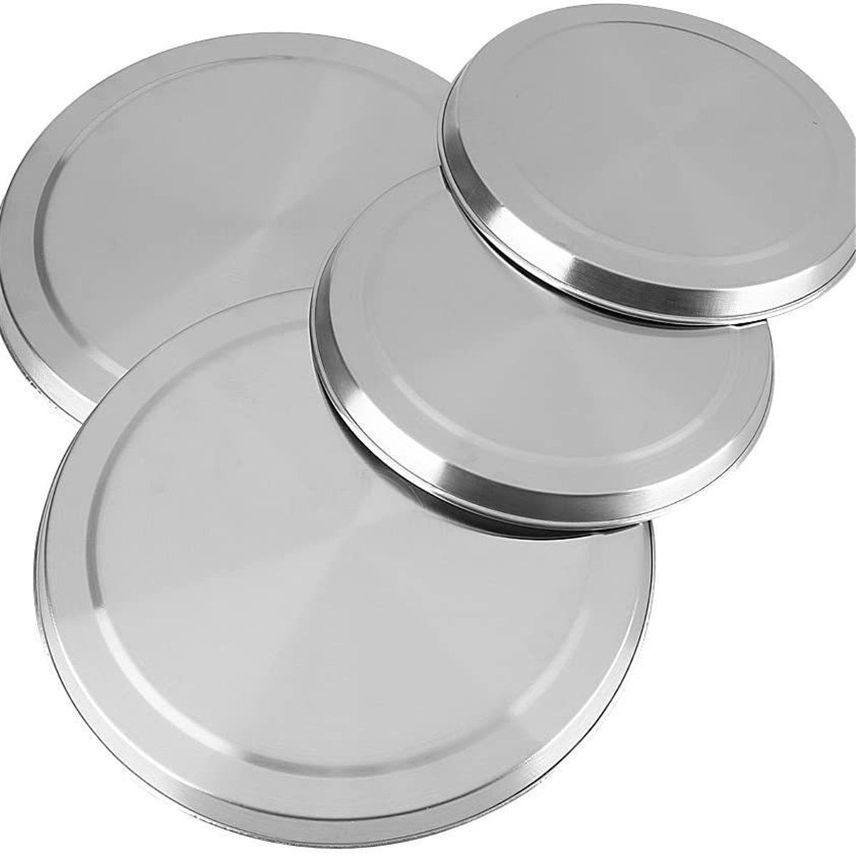 Stove Top Cover, Stainless Steel Hob Cover Protector Lid Set for Electric Cookers Decor (Set of 4) — image 4