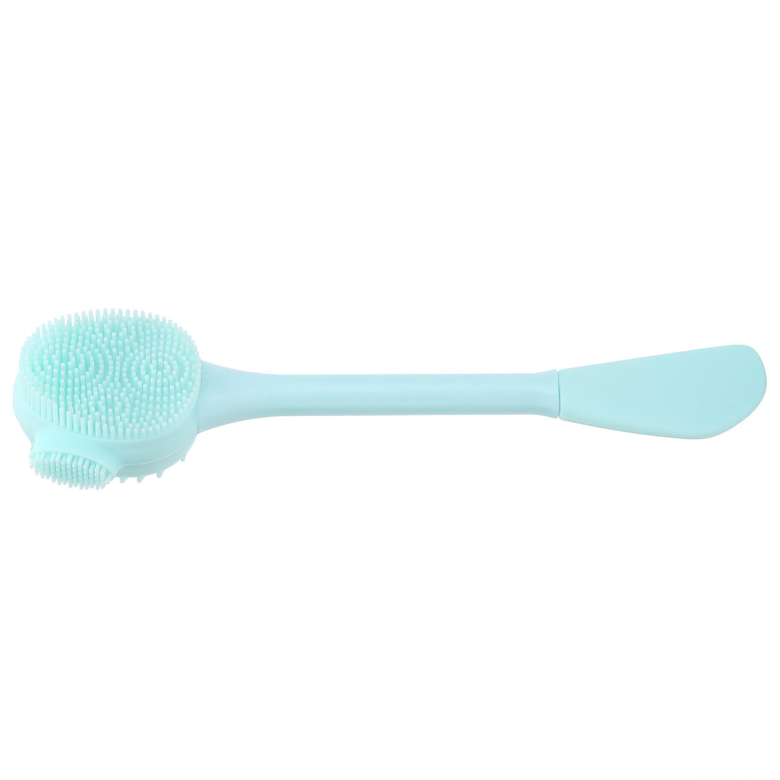 Handheld Silicone Face Cleaning Brush Mask DIY Mixing Stick Makeup Cleansing Brush(Green Double Head Knife Shape ) — image 6